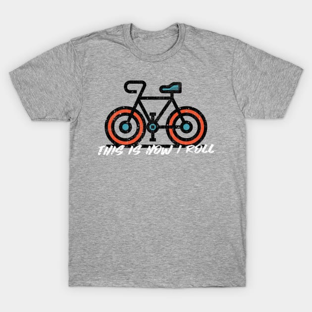 bicyclist T-Shirt by Mountain Morning Graphics
